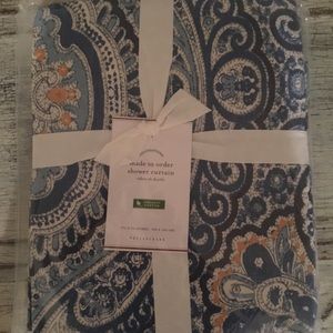 Pottery Barn Beale Paisley Shower Curtain
